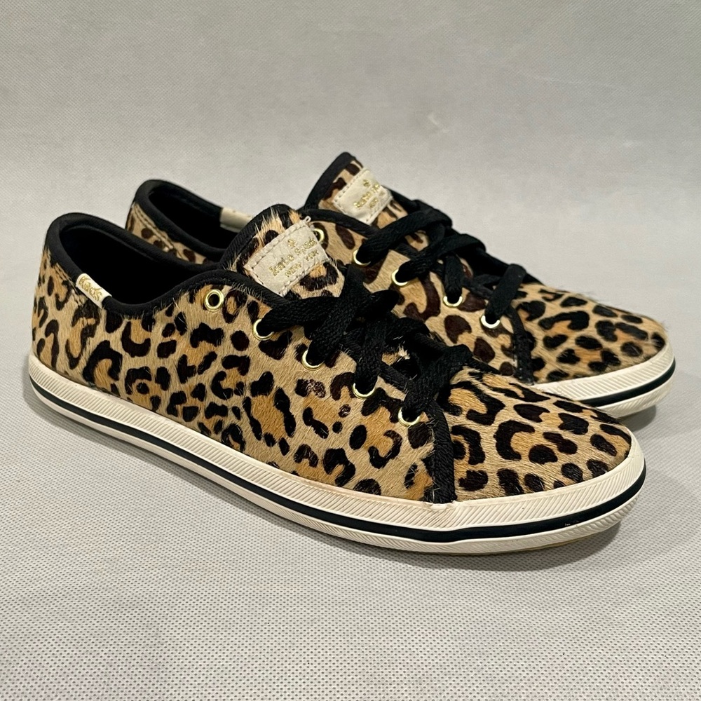 Keds for Kate Spade - New York Kickstart Leopard Haircalf Leather Sneaker